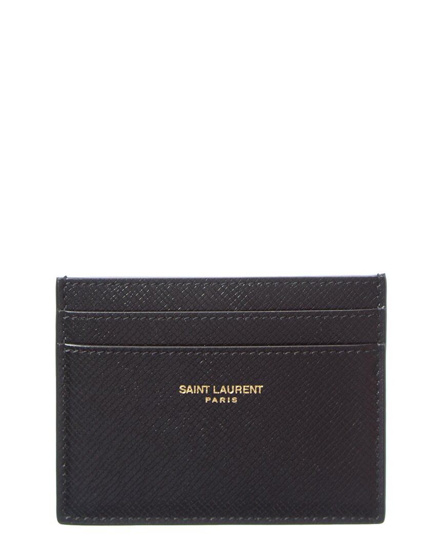 Shop Saint Laurent Paris Leather Card Case