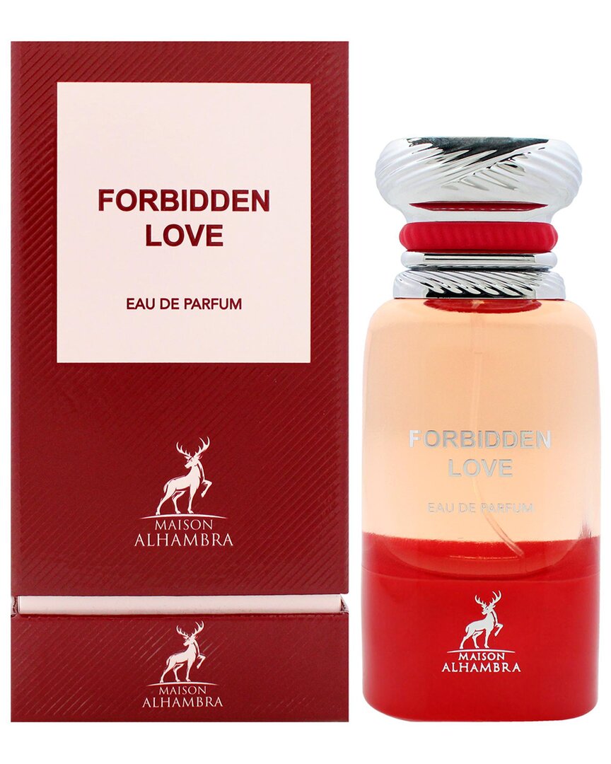 Maison Alhambra Men's 2.7oz Forbidden Love Edp
