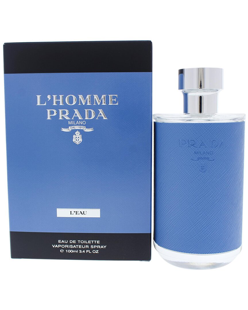 Prada Men's 3.4oz Lhomme  Leau Edt