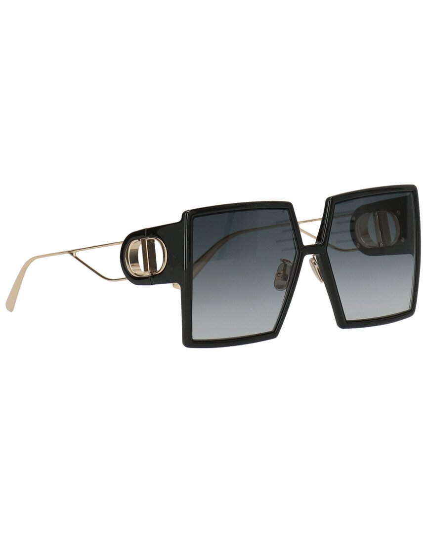 Dior 30montaigne Su Square Sunglasses, 58mm In Black