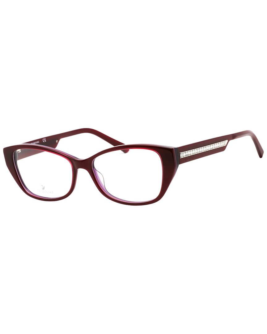 Swarovski Women's Sk5391 53mm Optical Frames In Purple
