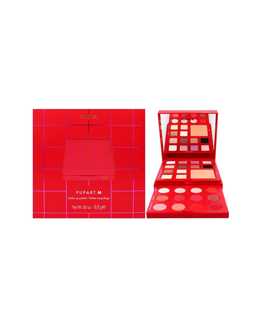Shop Pupa Milano Red Pupart M Make-up Palette