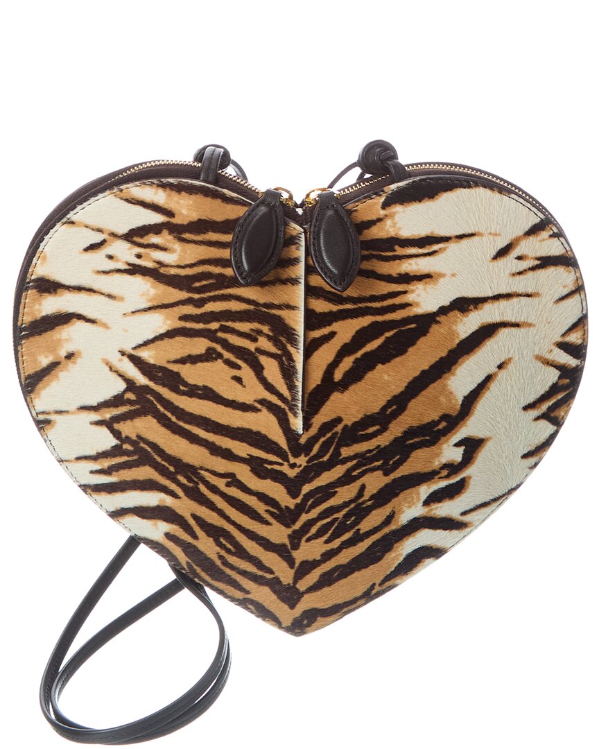Alaïa Haircalf Crossbody In Brown
