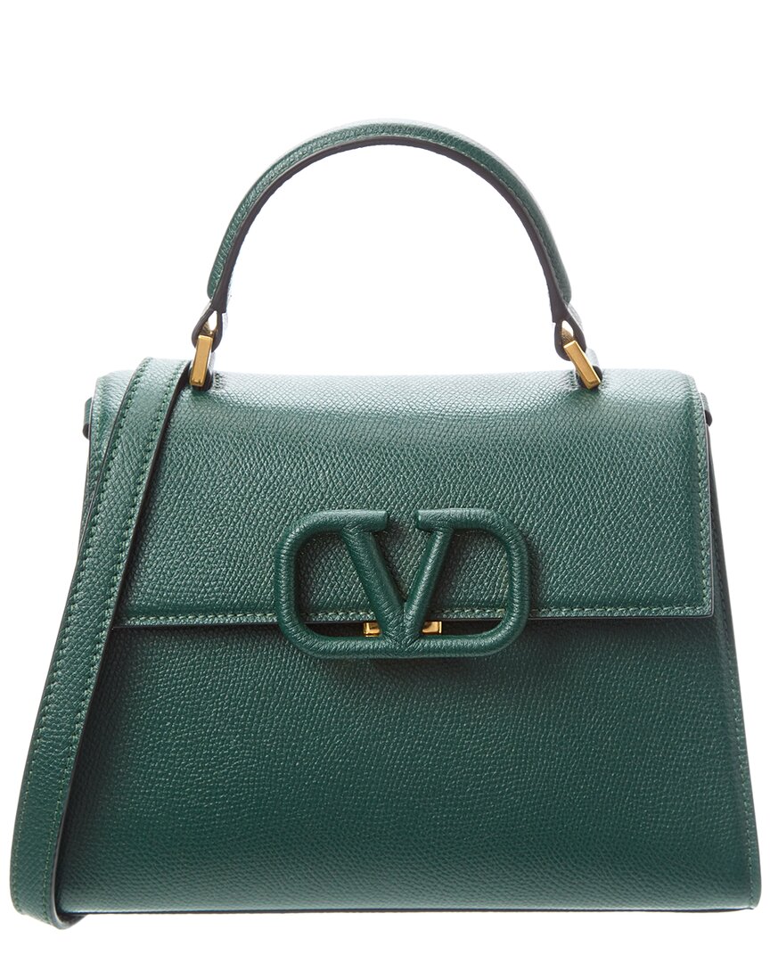 Valentino Garavani Valentino Vsling Small Grainy Leather Satchel
