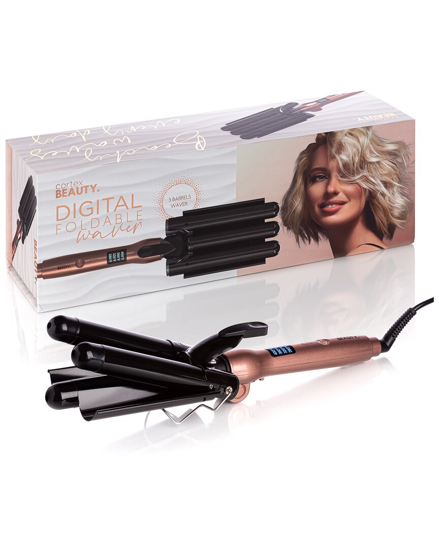 Cortex Beauty Women's Digital Wave Maker 1 Foldable Three Barrel Waver