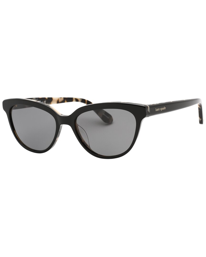 Kate Spade New York Women's Cayenne/s 54mm Polarized Sunglasses In Black
