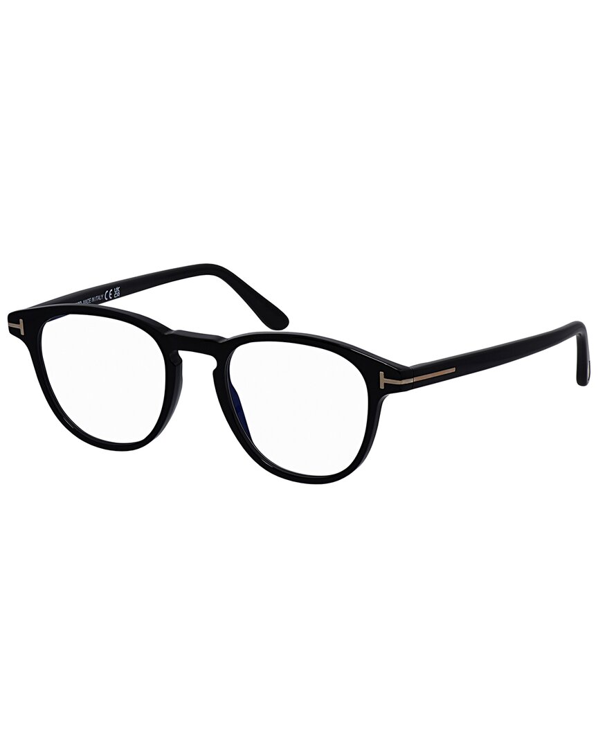 Shop Tom Ford Unisex 48001 48mm Optical Frames In Black