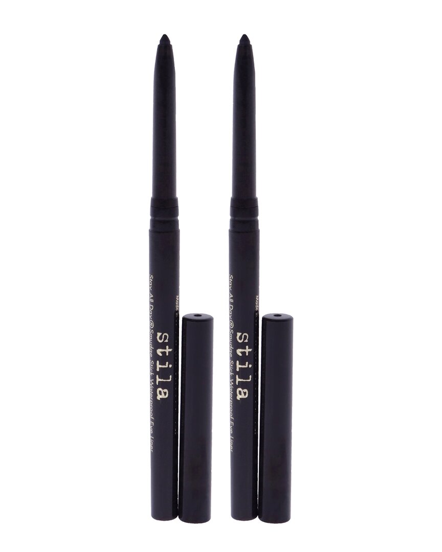 Stila Cosmetics Women's 0.01oz Smudge Stick Waterproof Eye Liner - Vivid Amethyst Pack Of 2 In White