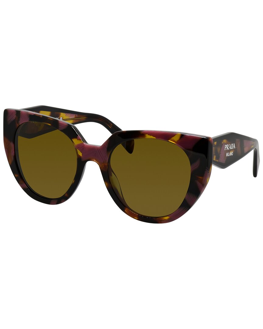 Prada Marbled Cat-eye Sunglasses In Multi