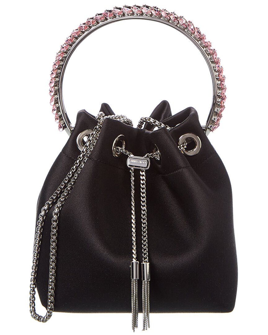 Jimmy Choo Bon Bon Satin Bucket Bag