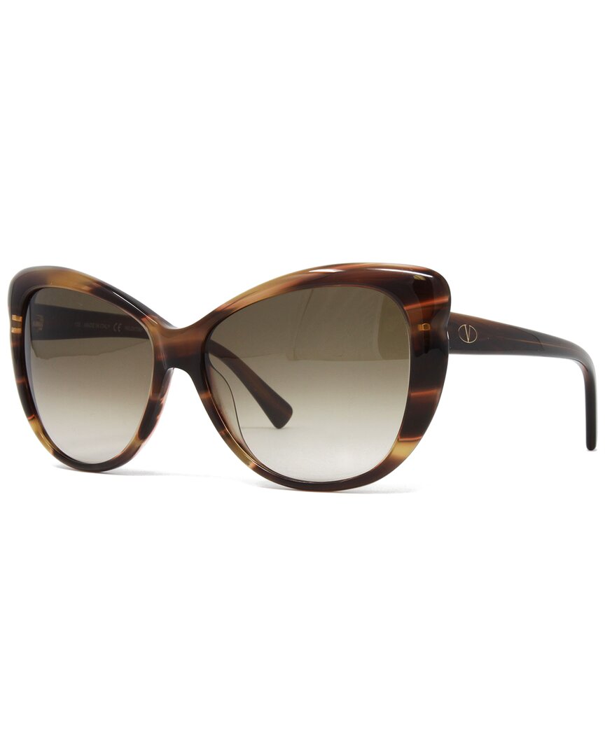 Valentino Women's V634s 56mm Sunglasses In Brown
