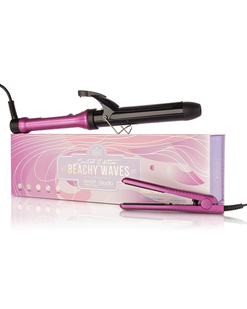 Almost Famous Beachy Waves Babe 2-piece Set With Curling Wand & Mini Togo