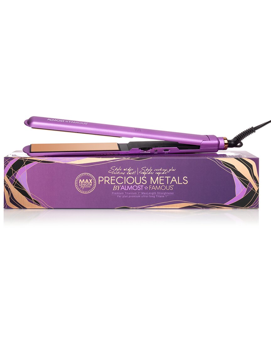 Almost Famous Maxlength 1 Flat Iron With Rose Gold Titanium Plates