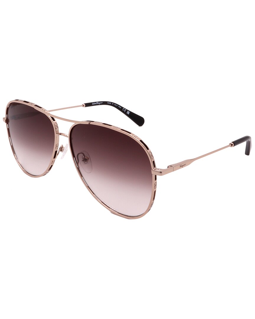 Ferragamo Men's Sf268s 62mm Sunglasses In Pink