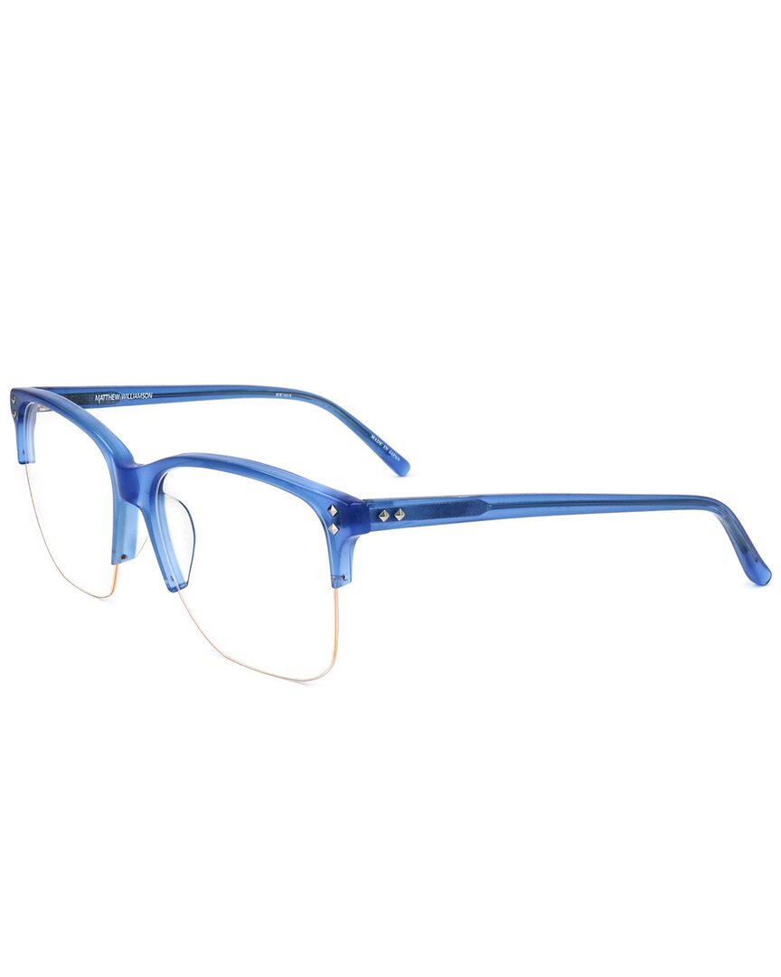 MATTHEW WILLIAMSON X LINDA FARROW MATTHEW WILLIAMSON BY LINDA FARROW UNISEX MW60 57MM OPTICAL FRAMES