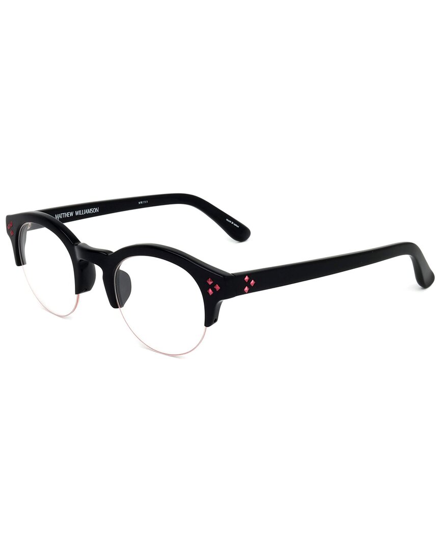 MATTHEW WILLIAMSON X LINDA FARROW MATTHEW WILLIAMSON BY LINDA FARROW UNISEX MW71 45MM OPTICAL FRAMES
