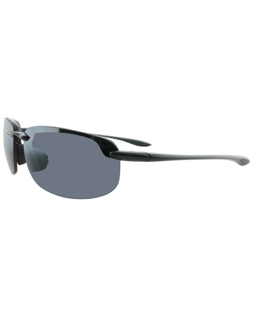 Maui Jim Men's Mj0407sa 64mm Polarized Sunglasses In Black