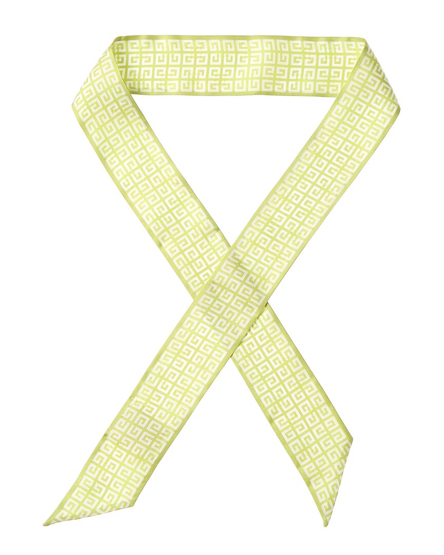 Givenchy Silk Scarf In Yellow