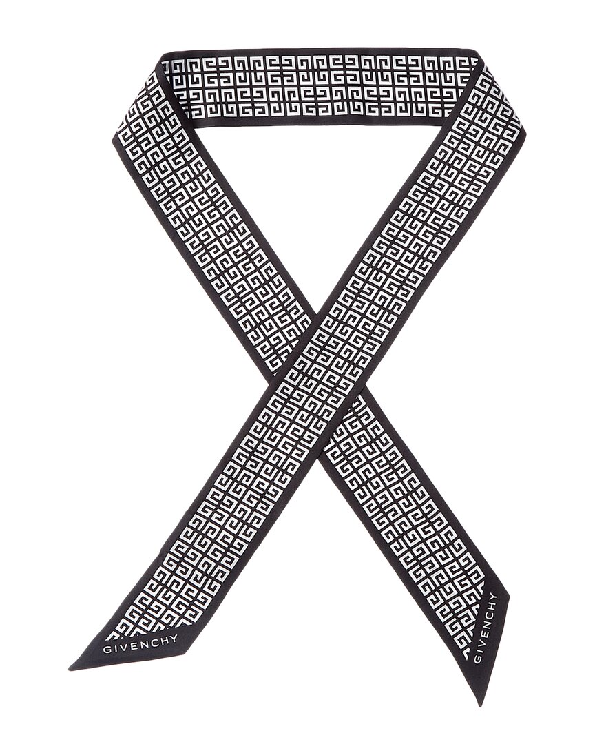 Givenchy Logo Silk Scarf