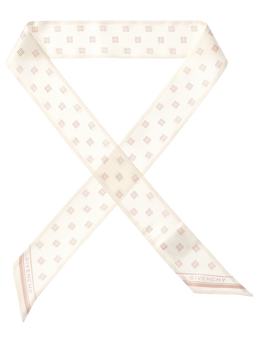 Givenchy Logo Silk Scarf