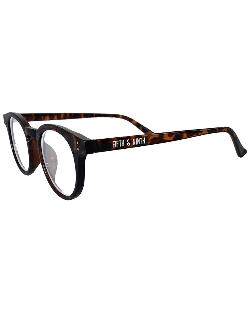Fifth & Ninth Unisex Phoenix 46mm Blue Light Optical Frames In Brown