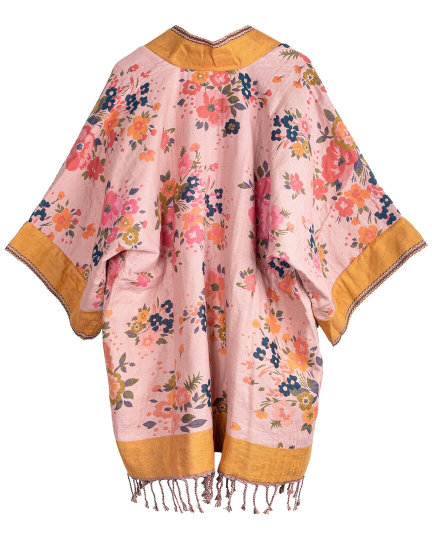 Saachi Kirkville Floral Kimono In Yellow