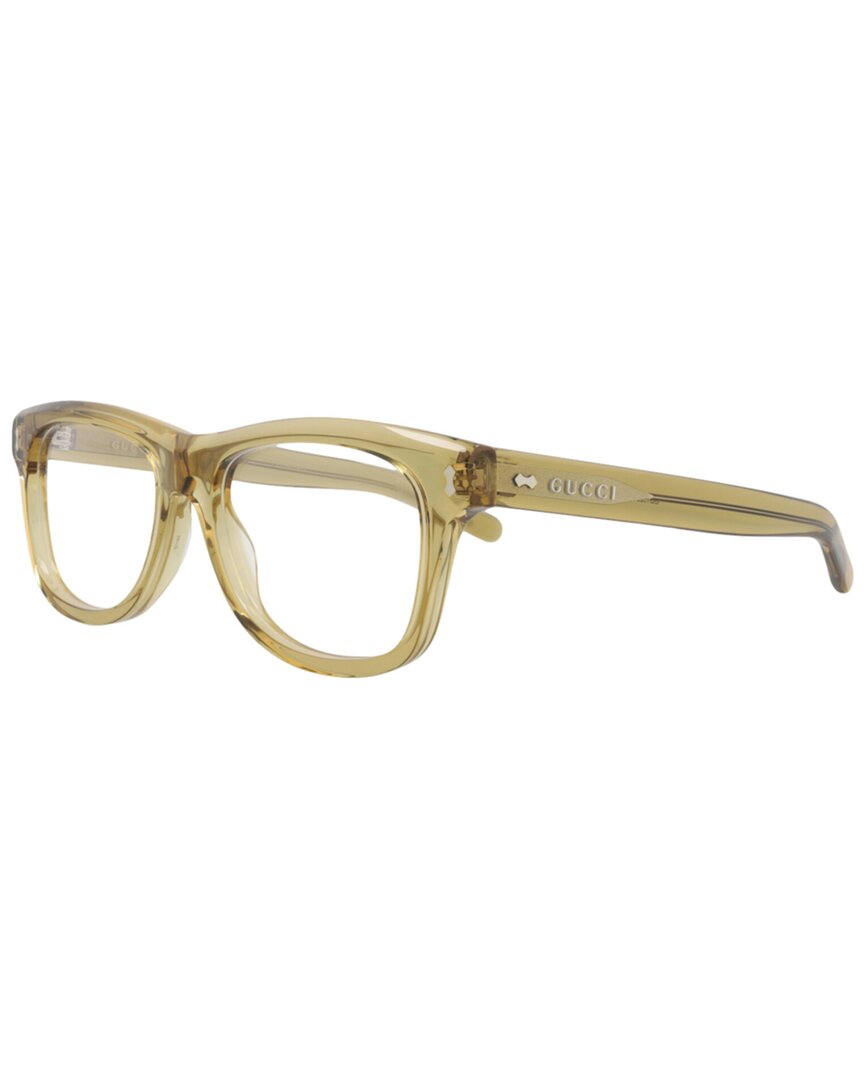 Gucci Saint Laurent Men's 54mm Optical Frames In Brown