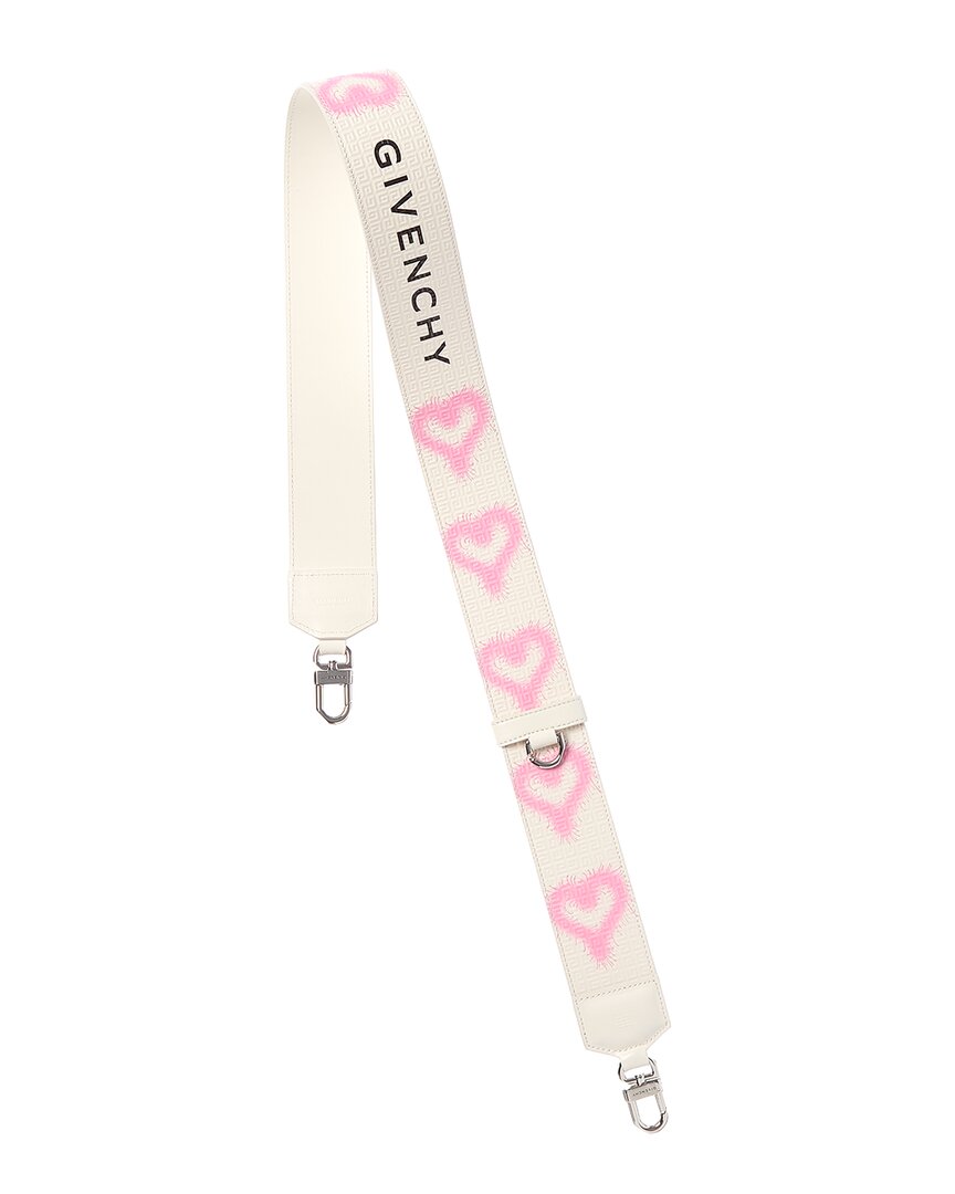 Givenchy Leather Shoulder Strap In White