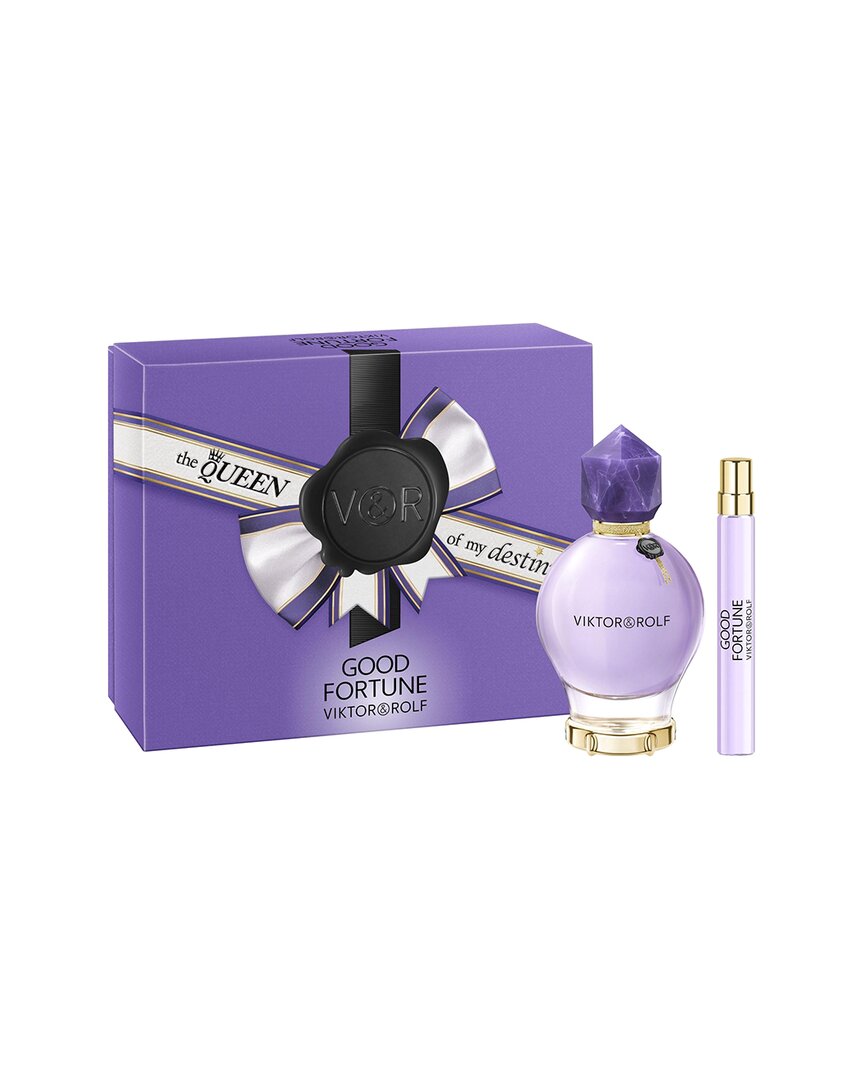 Viktor & Rolf Viktor&rolf Women's 3.04oz Good Fortune 2pc Set In Purple