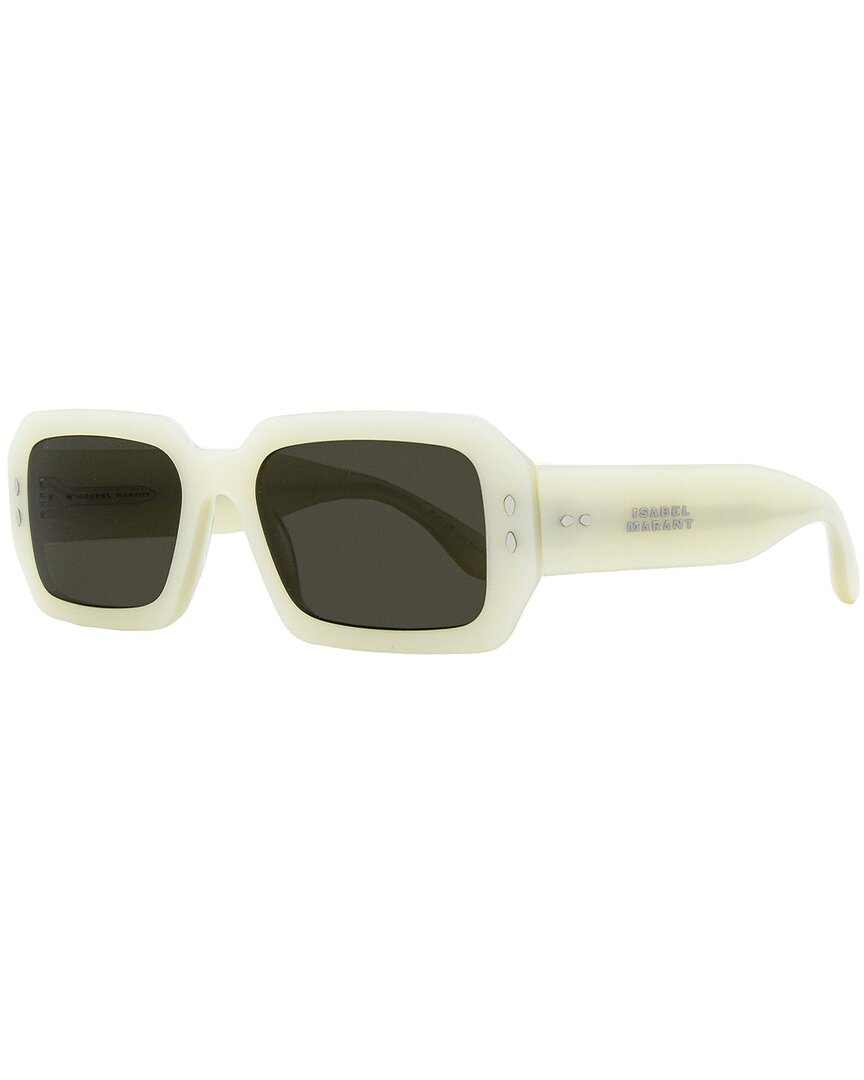 Isabel Marant Women's Lizzy Sunglasses Im0144s 7apir White Pearl 53mm In White