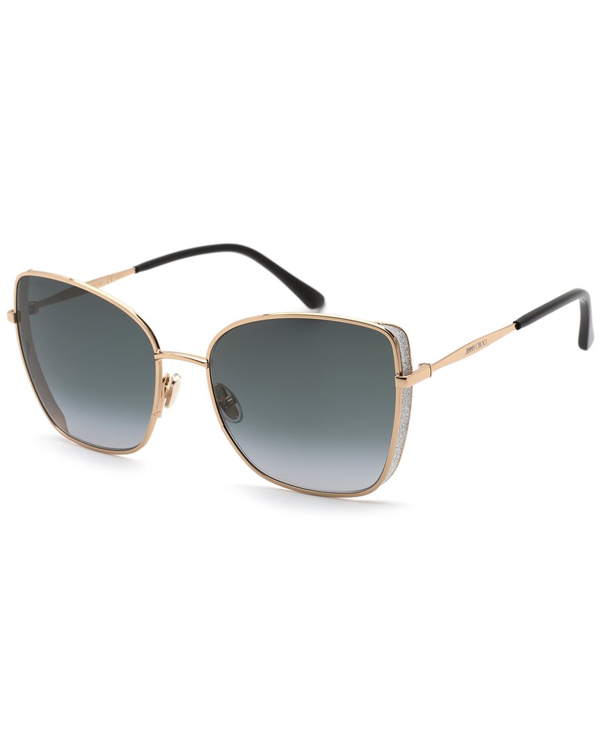 Jimmy Choo Women's Alexis/s 59mm Sunglasses In Gold