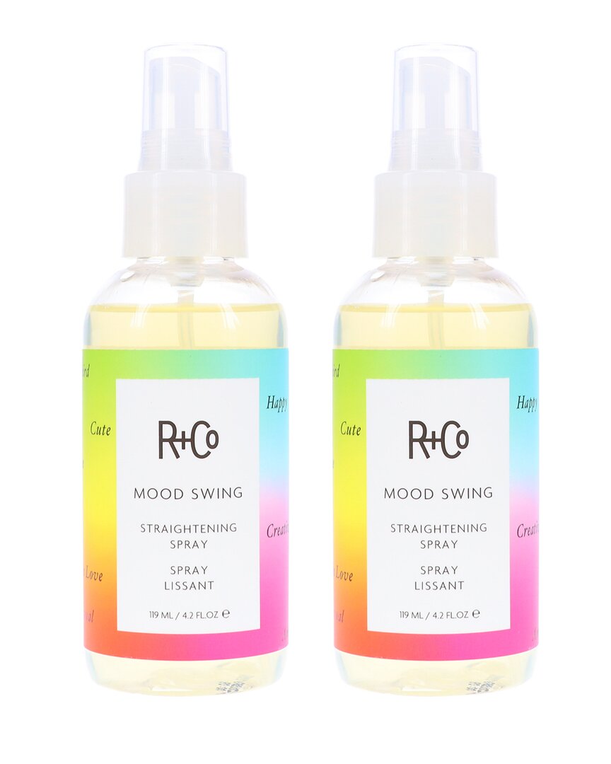 R + Co R+co Mood Swing Straightening Spray 4.2oz 2 Pack In White