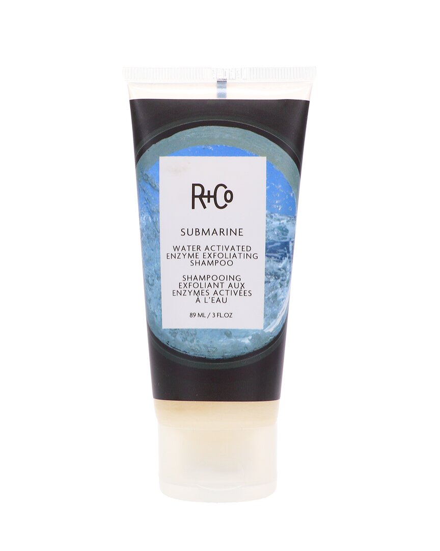 R + Co R+co Submarine Water Activated Enzyme Exfoliating Shampoo 3oz In White