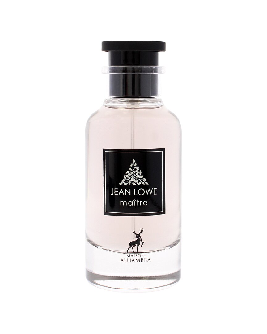 Maison Alhambra Men's 3.4oz Jean Lowe Maitre Edp