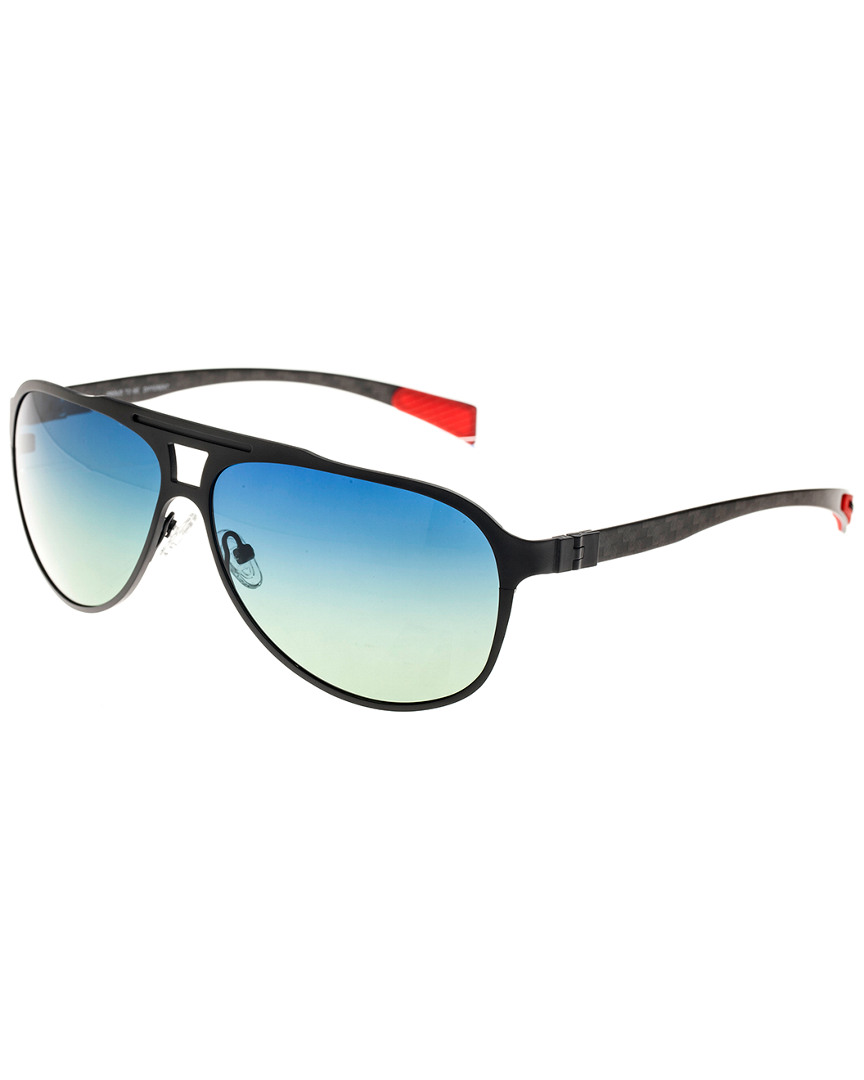 Breed Apollo Titanium Sunglasses In Black / Spring