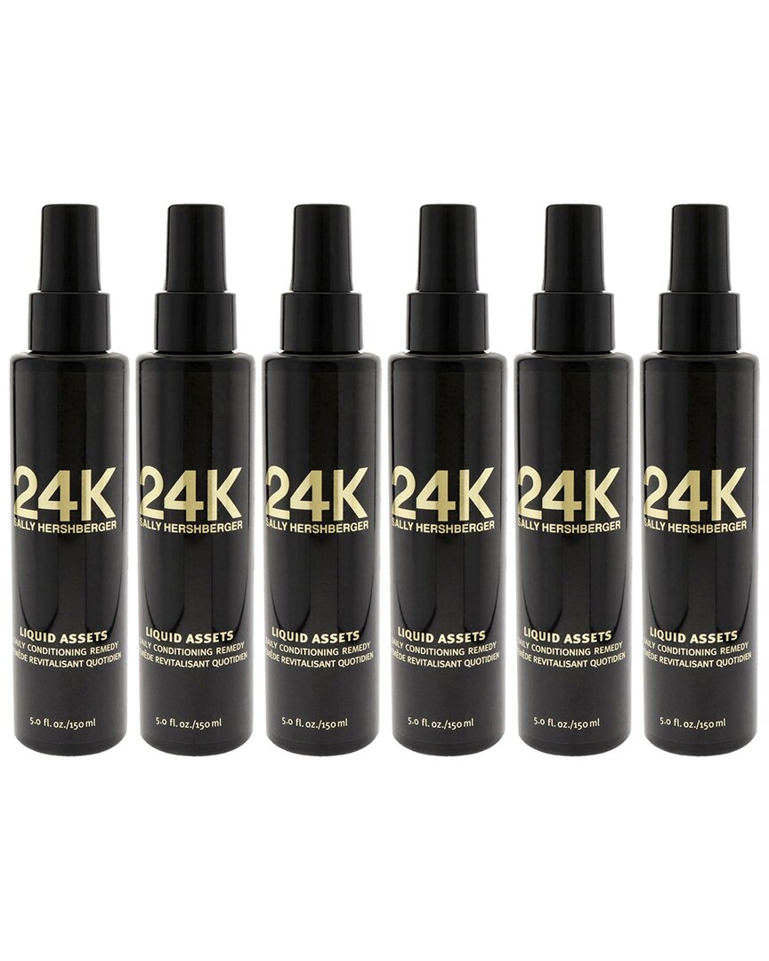 Sally Hershberger Unisex 5oz 24k Liquid Assets Daily Remedy Conditioning - Pack