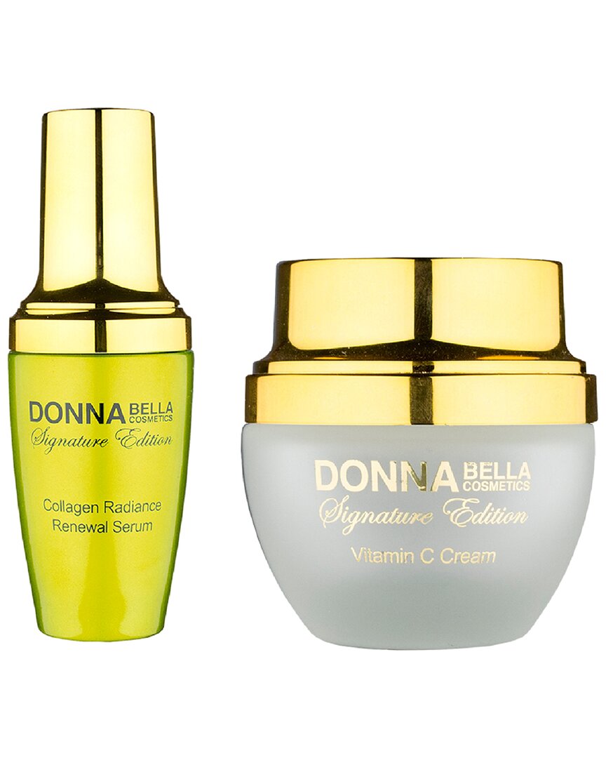 Donna Bella 24k Donna Bella Signature Edition Collagen Radiance Renewal Serum + Vitamin C Concentrated Cream 2pc Set