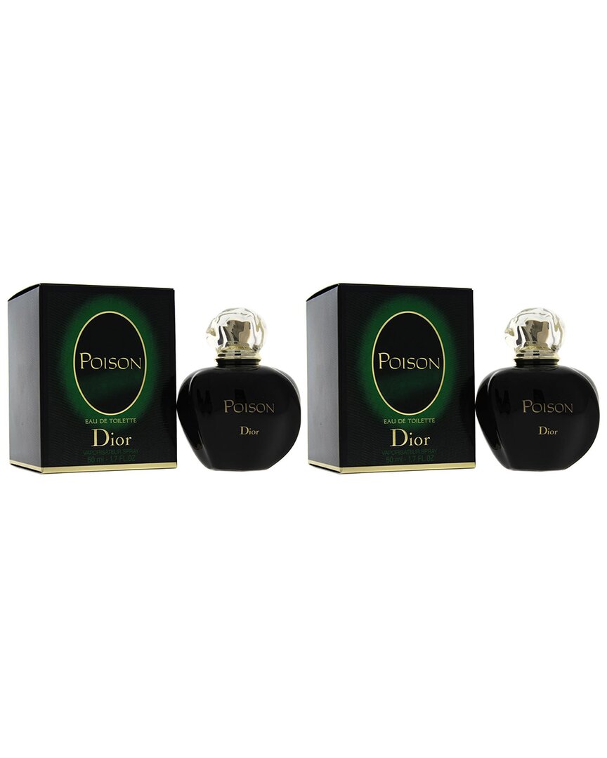 Dior Women's 1.7Oz Poison Edt Spray Pack Of 2