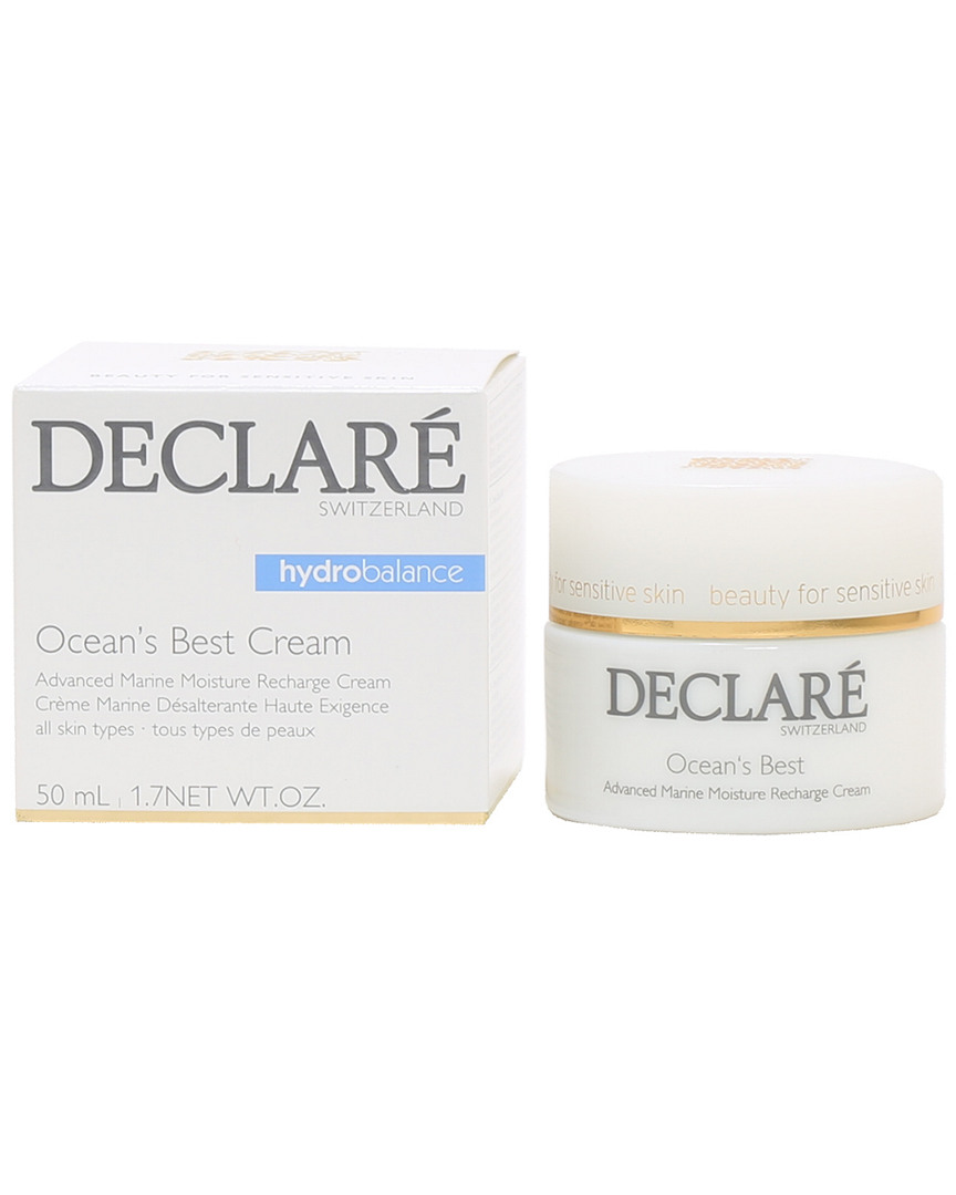 Declare 1.7oz Ocean's Best Cream Jar In White