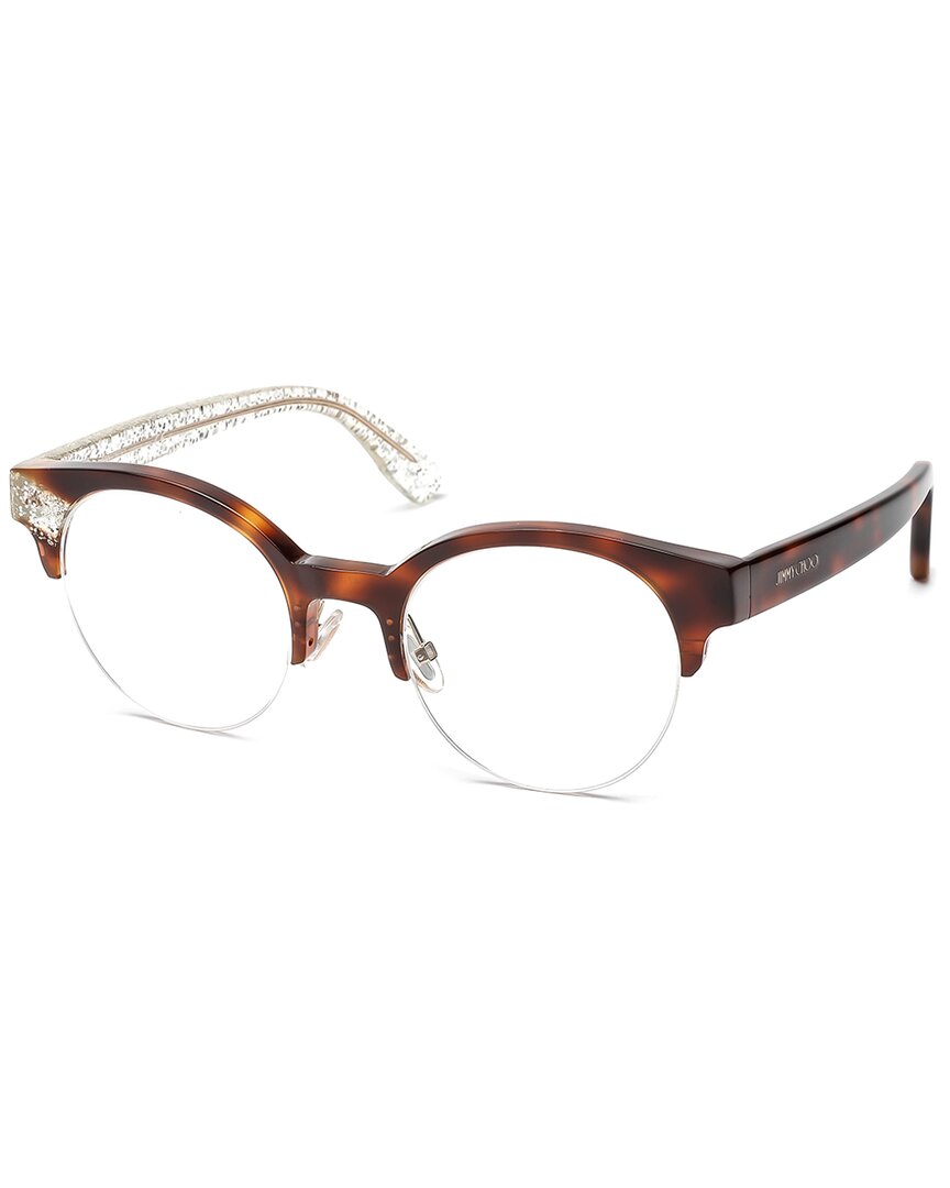 Jimmy Choo Women's 47mm Gold Opticals In Brown