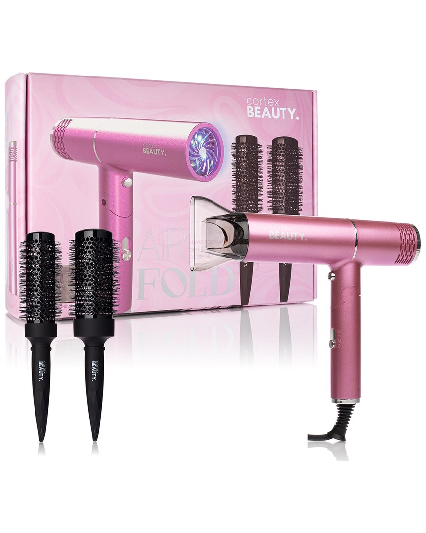 Cortex Ionic Foldable Dryer & 2pc Blowout Set In Pink