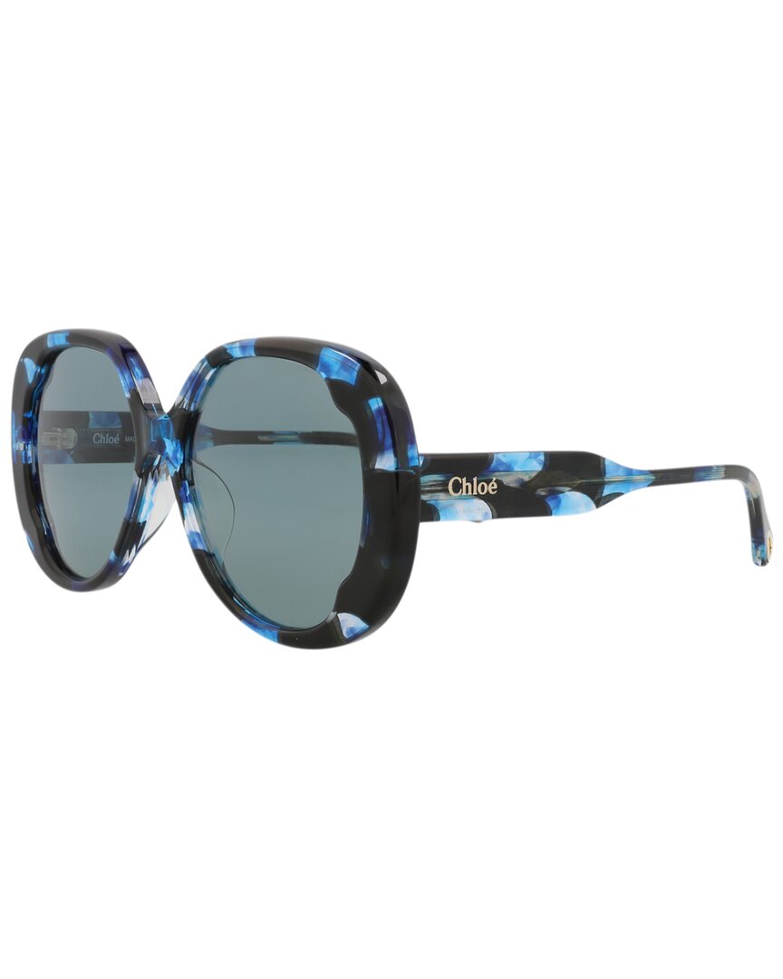 Chloé Women's 56mm Sunglasses In Blue