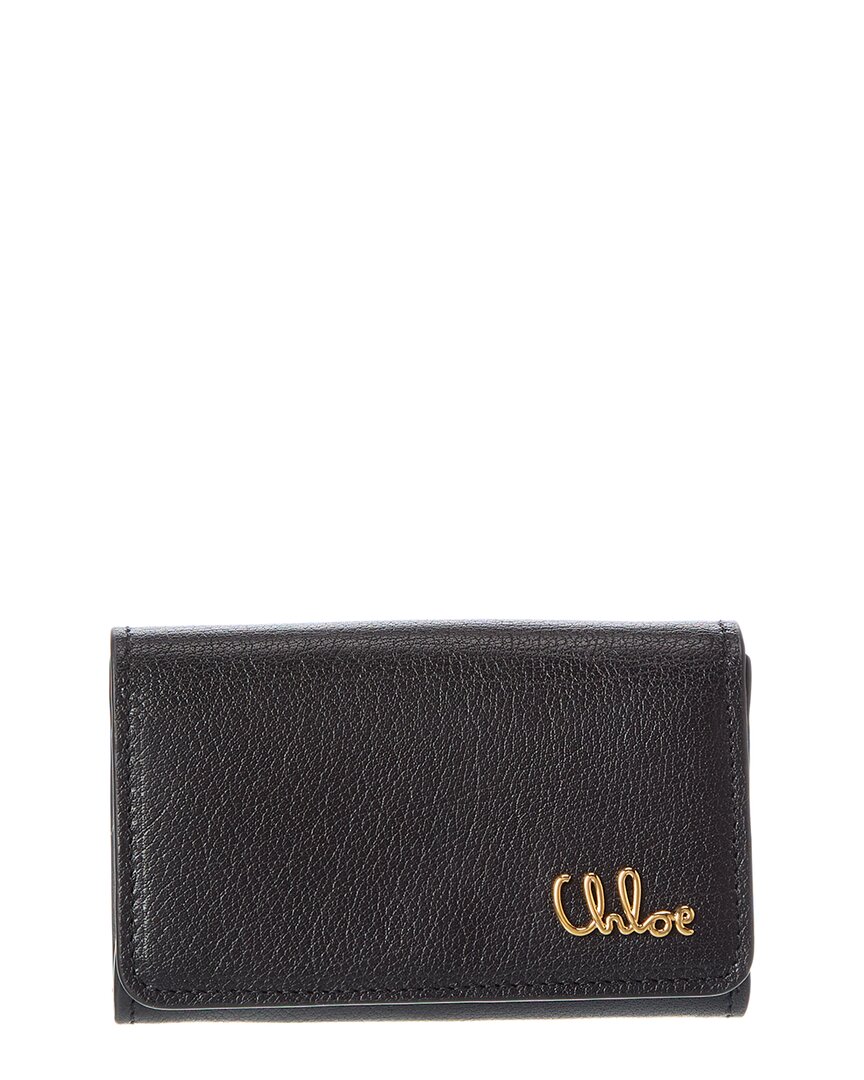 Chloé Iconic Mini Leather Trifold Wallet