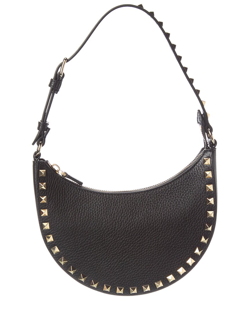 Valentino Garavani Valentino Rockstud Mini Leather Hobo Bag