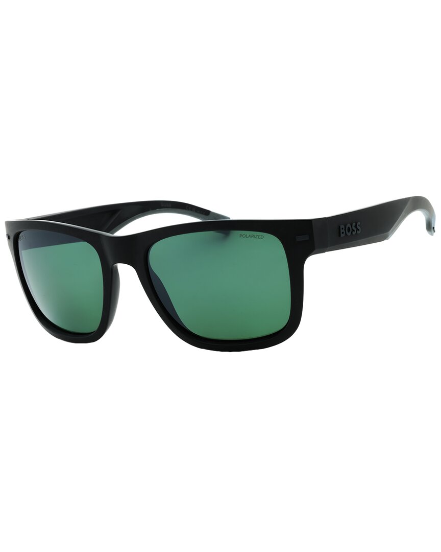 Hugo Boss Men's Boss 1496/s 55mm Polarized Sunglasses In Black
