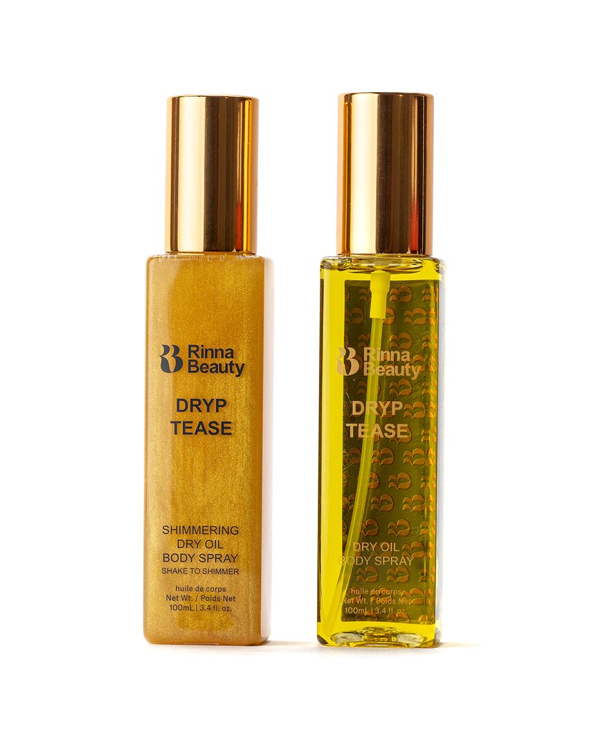 Rinna Beauty Dry P Tease Dry Oil Spray & Dry Oil Shimmer Spray In Gold