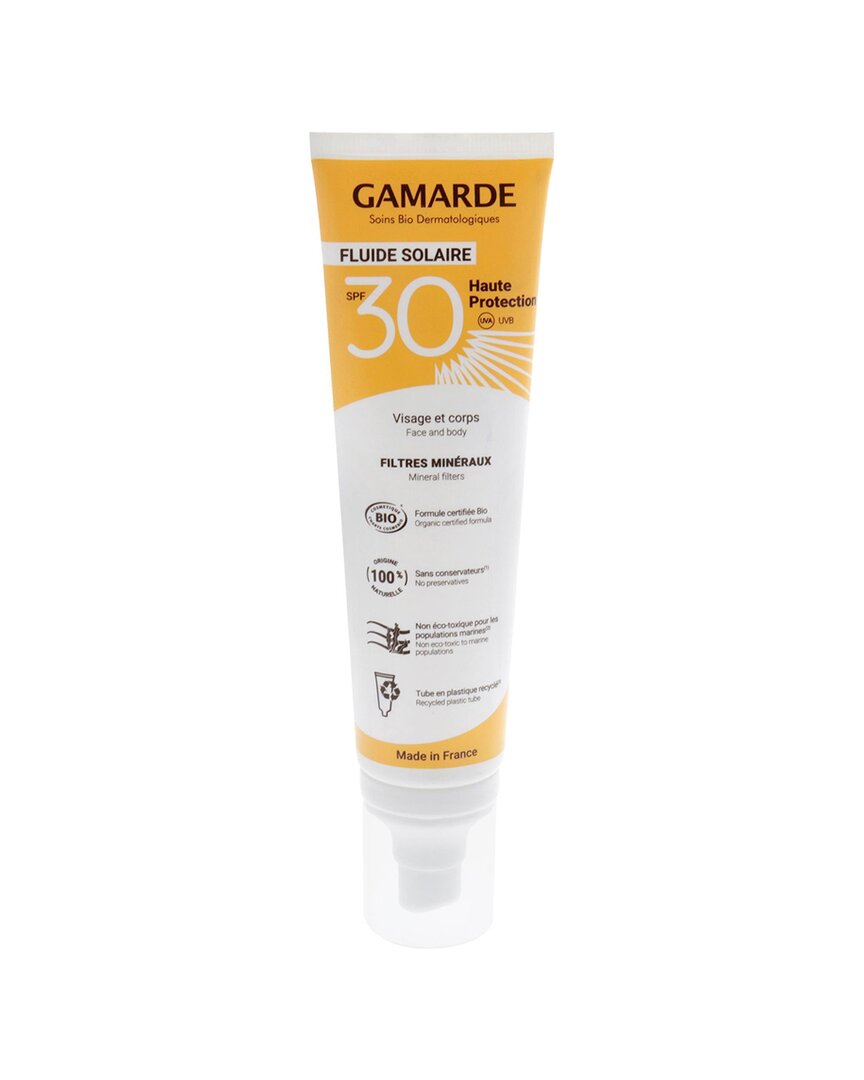 Gamarde Women's 3.38oz Face & Body Sun Fluid Spf 30