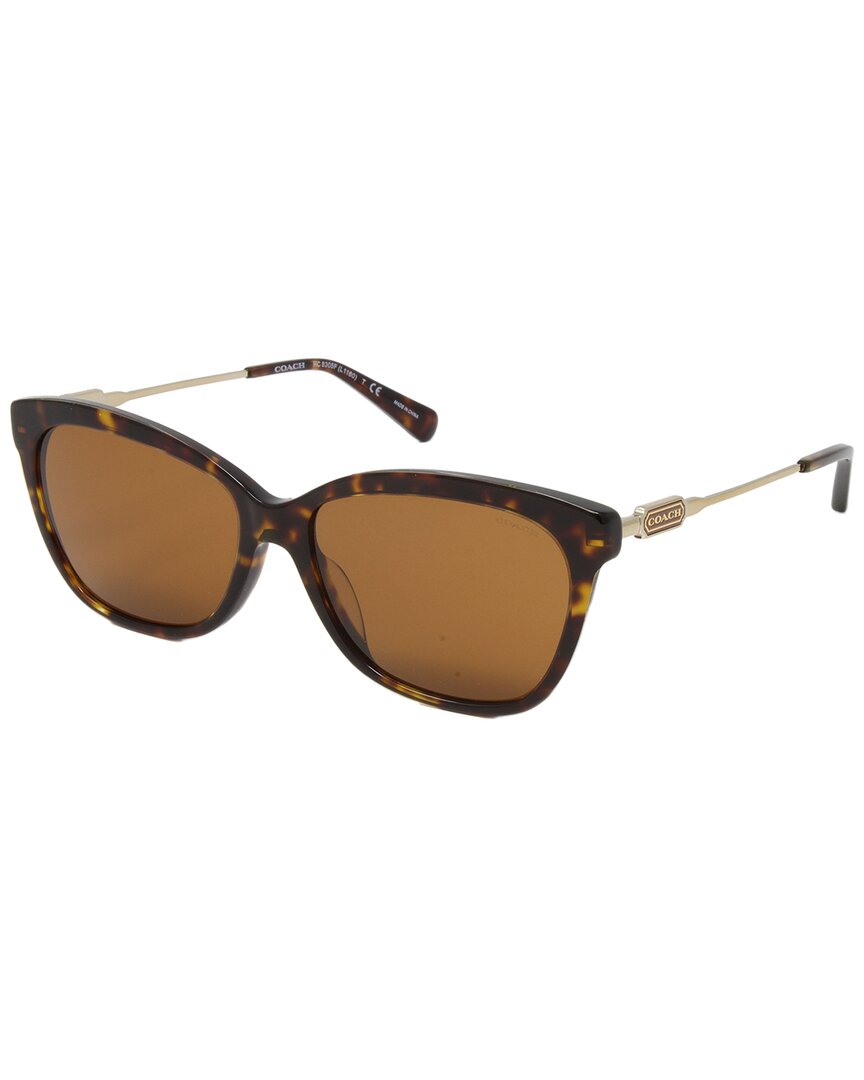 Coach Women's Hc8305f 57mm Sunglasses In Green