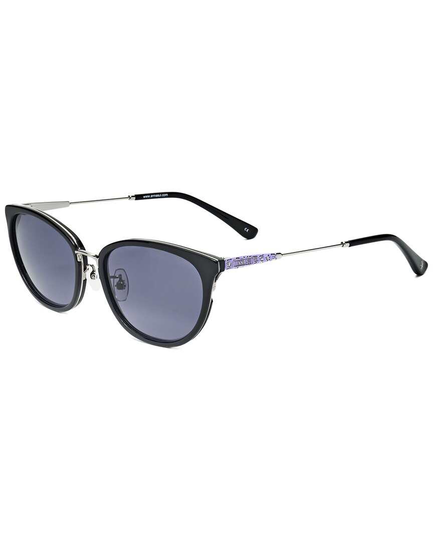 Anna Sui Women's As5089-1a 53mm Sunglasses In Black