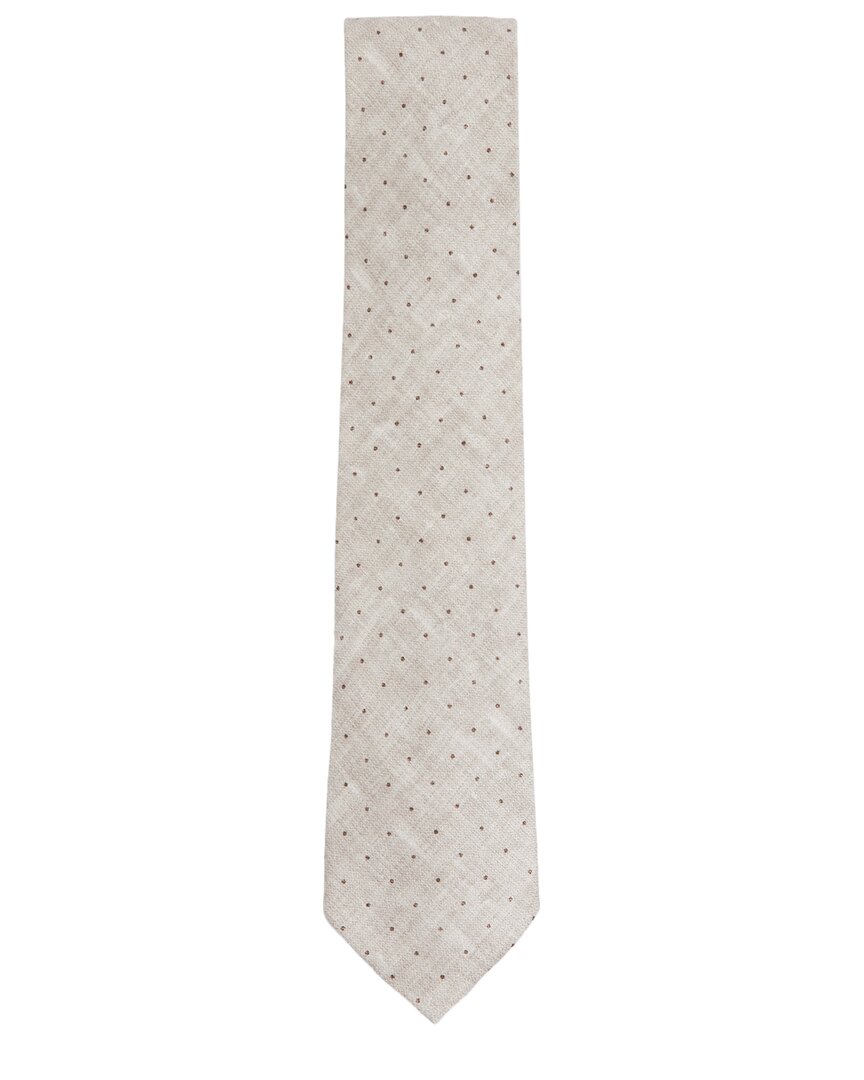 Reiss Lateran Pin Dot Silk Tie